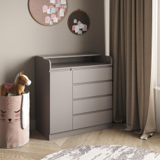 Changing table 900mm 4+1, with removable changing mat (Cashmere)