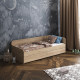 Single bed with two pull-out drawers, 1900/800mm. (Artisan Oak)