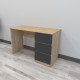 Desk with single headboard 1200/550/750 Sonoma oak/Anthracite