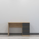 Desk with single headboard 1200/550/750 Sonoma oak/Anthracite