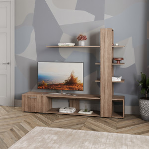 Living room 2 color Sonoma oak truffle.