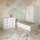 Single bed with pull-out drawers, 1950/860/480mm. (Nymphaea Alba)