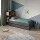 Single bed, 1900/800mm. (Anthracite/Sonoma Oak)