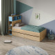 Single bed, 1900/800mm. (Sonoma oak)