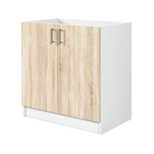 The lower module of a cabinet for the kitchen TNM-80, a kitchen module under the sink, a cabinet of 800 mm without a worktop.