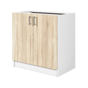 The lower module of the cabinet for the kitchen TN-80-2, kitchen module, cabinet 800 mm without a worktop.
