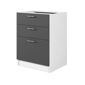 The lower module of the cabinet for the kitchen TNA-80-3, a kitchen module for 3 drawers without a worktop.